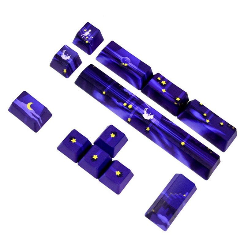 Keycaps SPACE ENTER DIRECTION PBT Dye Sub Keycap for Mechanical Keyboard
