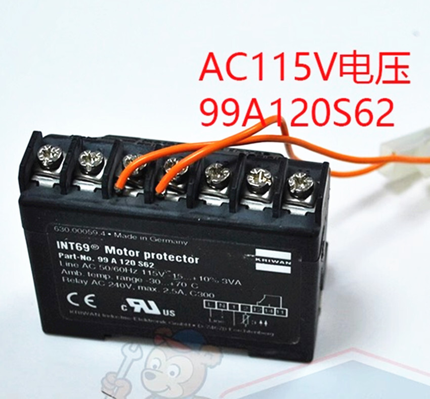 1pcs KRIWAN Motor Protector Module INT69 99A120S62 AC115V