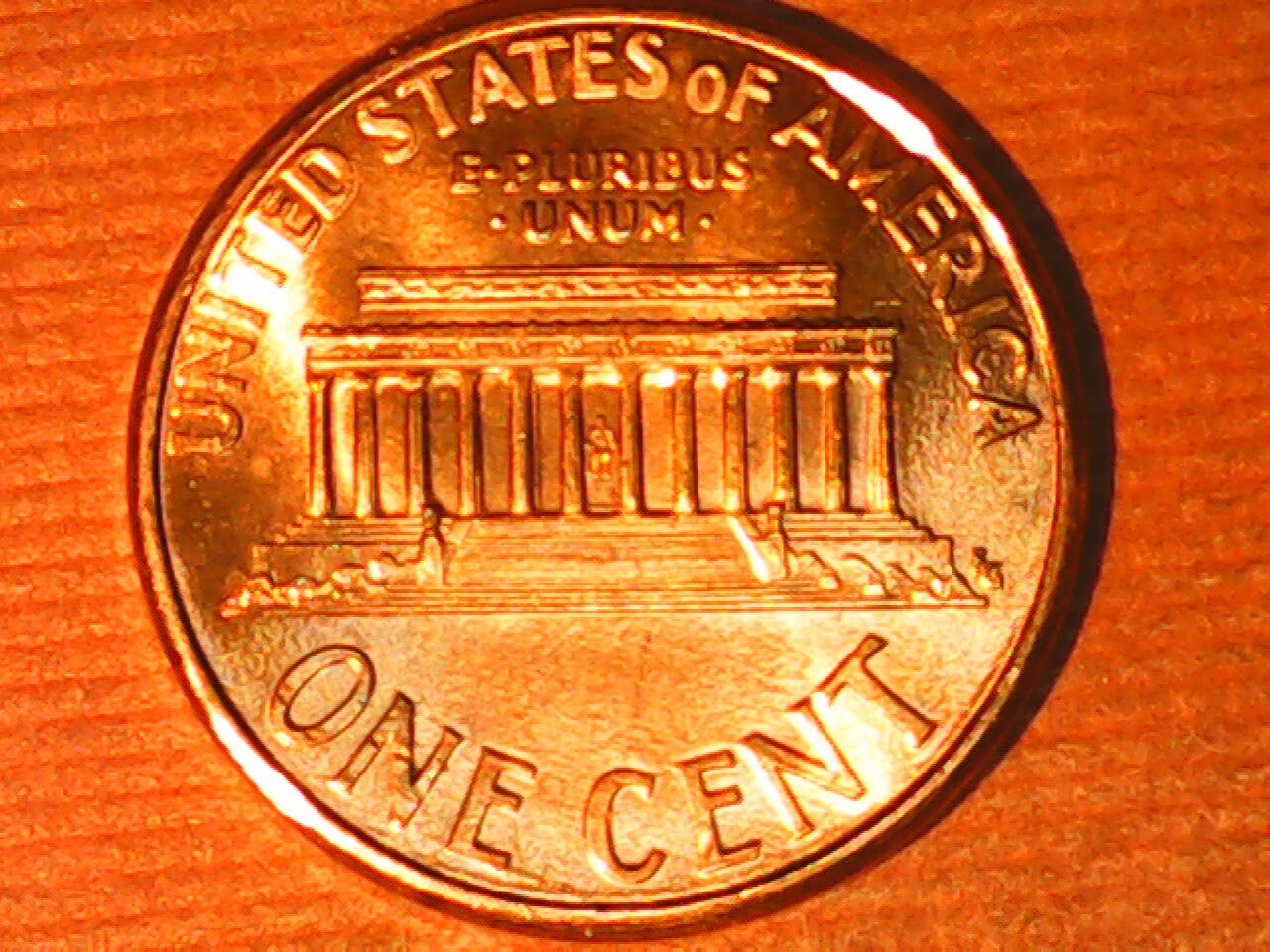 1995 Penny Reverse Die Crack