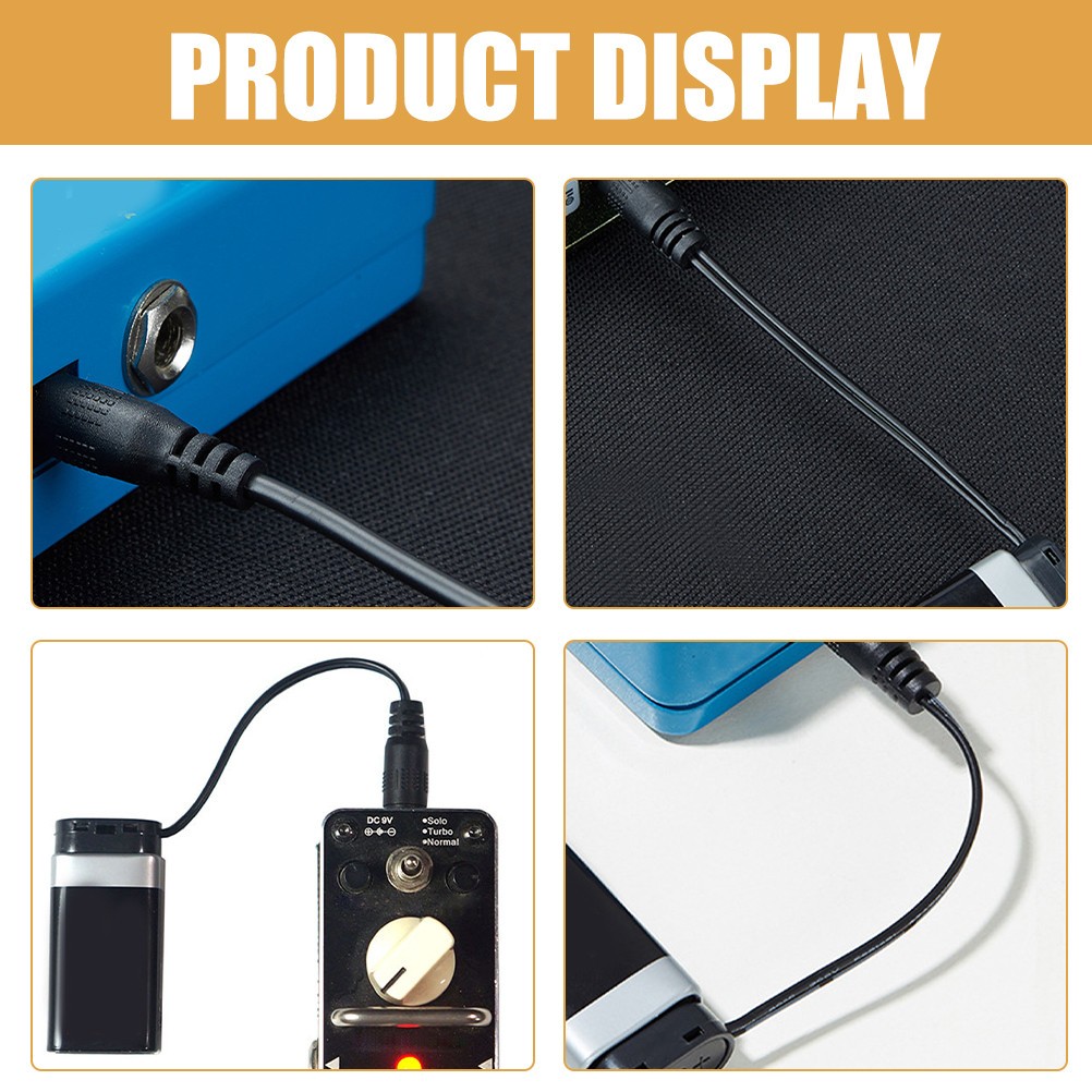 Guitar Effector Power Cord Pedal Mobile Charging Cable Effects Supply