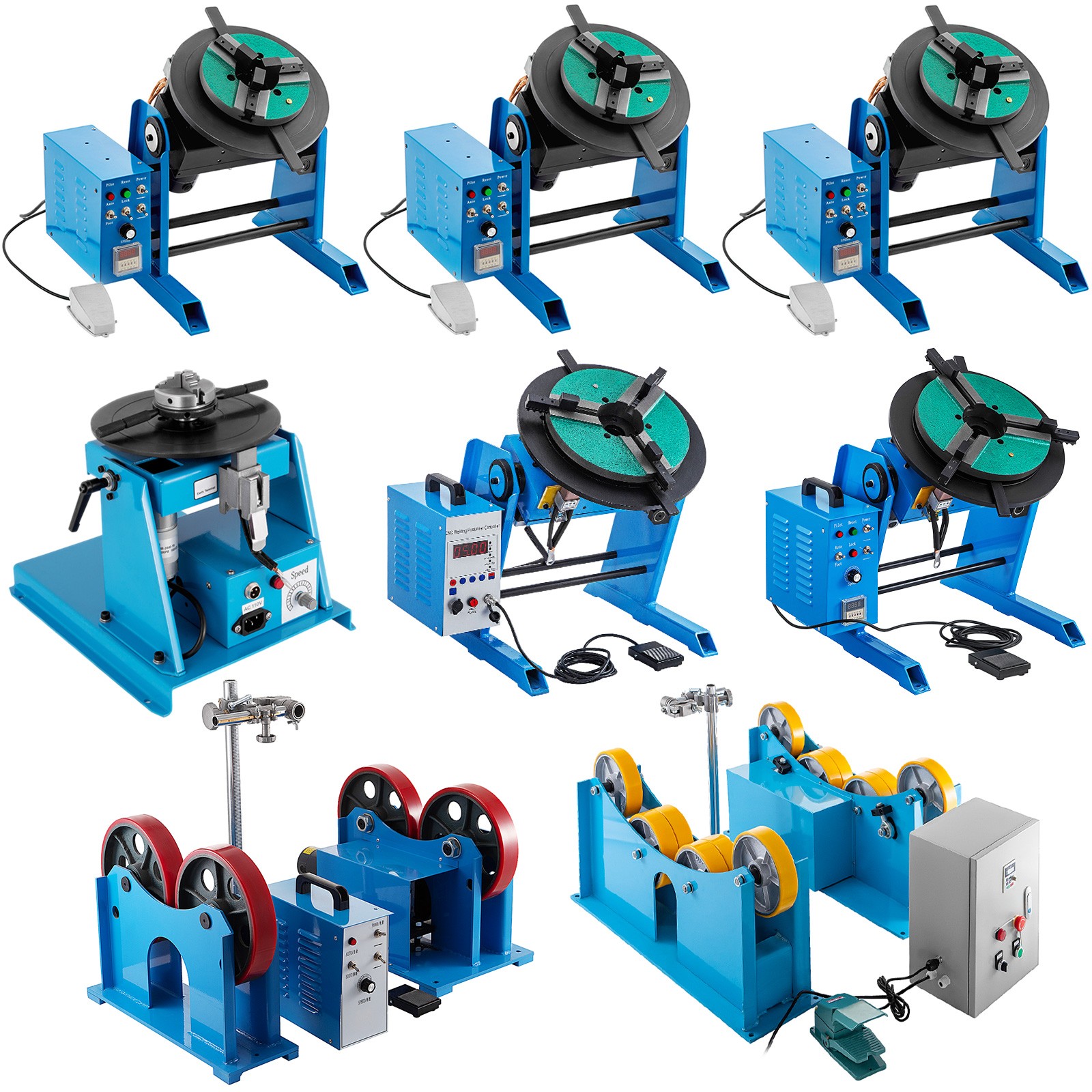 Uimoso 50/1000/30/10KG Rotary Welding Positioner Positioning Turntable Table