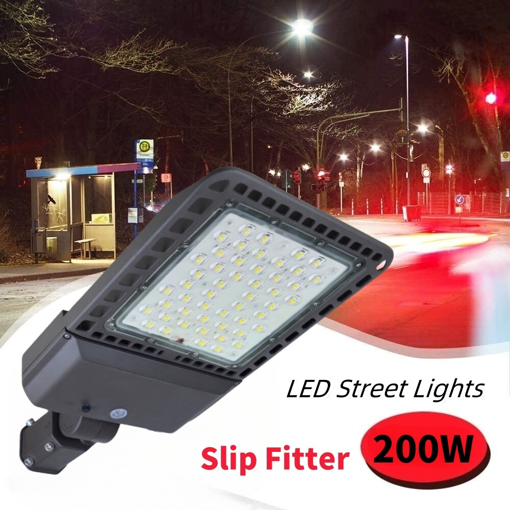 200 Watt LED Shoebox Parking Lot Lights –26,000 Lumen – Super Efficiency 5500k