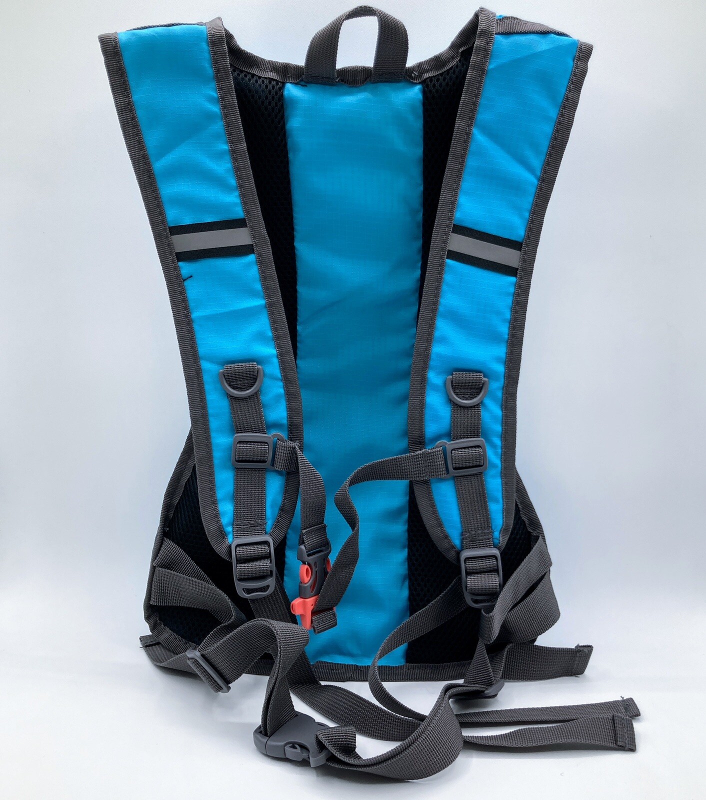 Hydration Hydro Pack Backpack Light Blue One Size Adjustable for Hiking Cycling