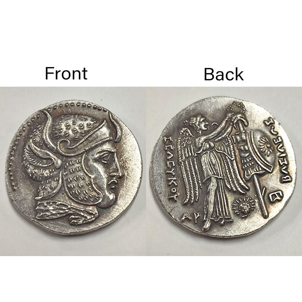 Antique Crafts Ancient Alexander Silver Dollar Reproduction Commemorative Coin