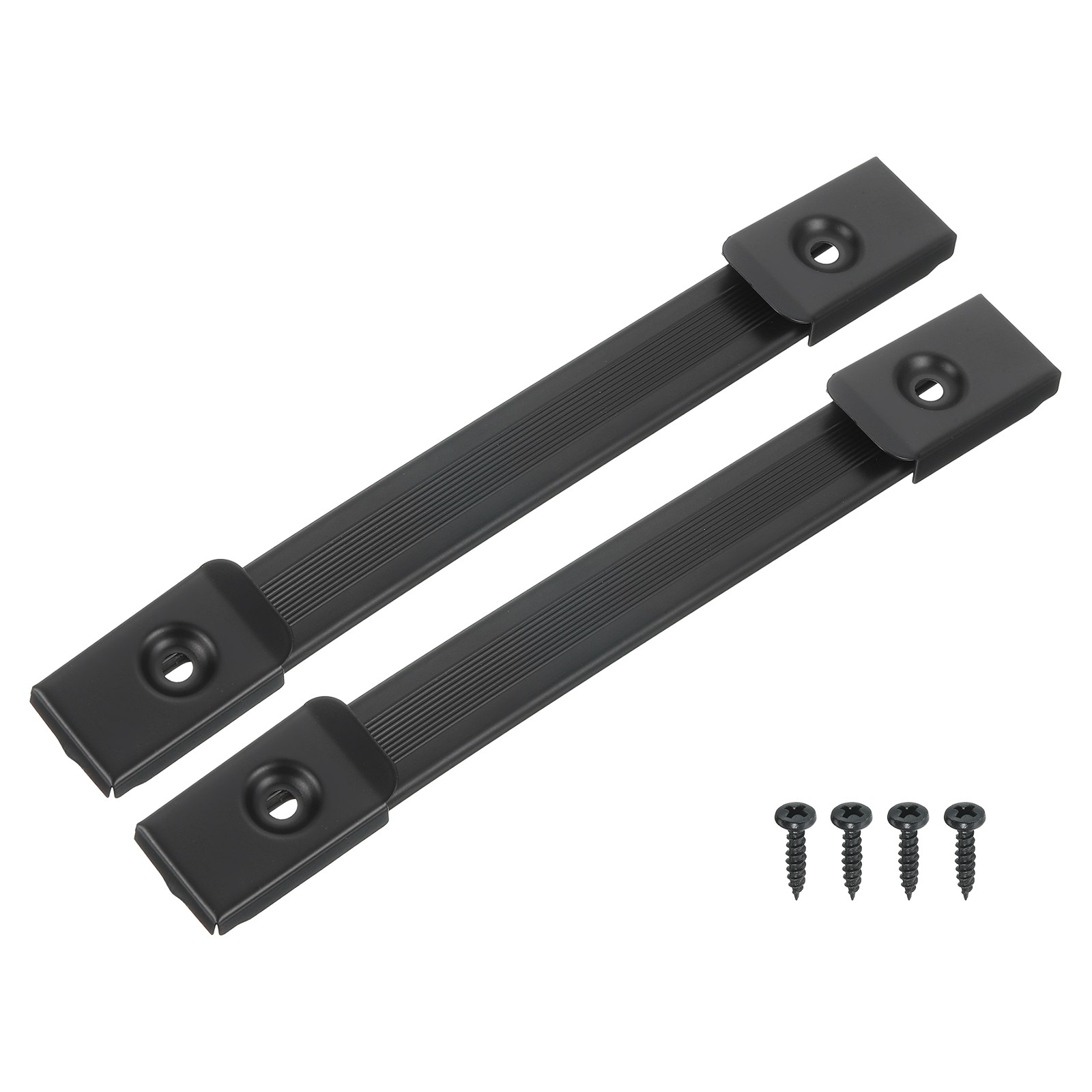 2PCS 7 Inch Speaker Handle Spring Steel Handle with Screw Black