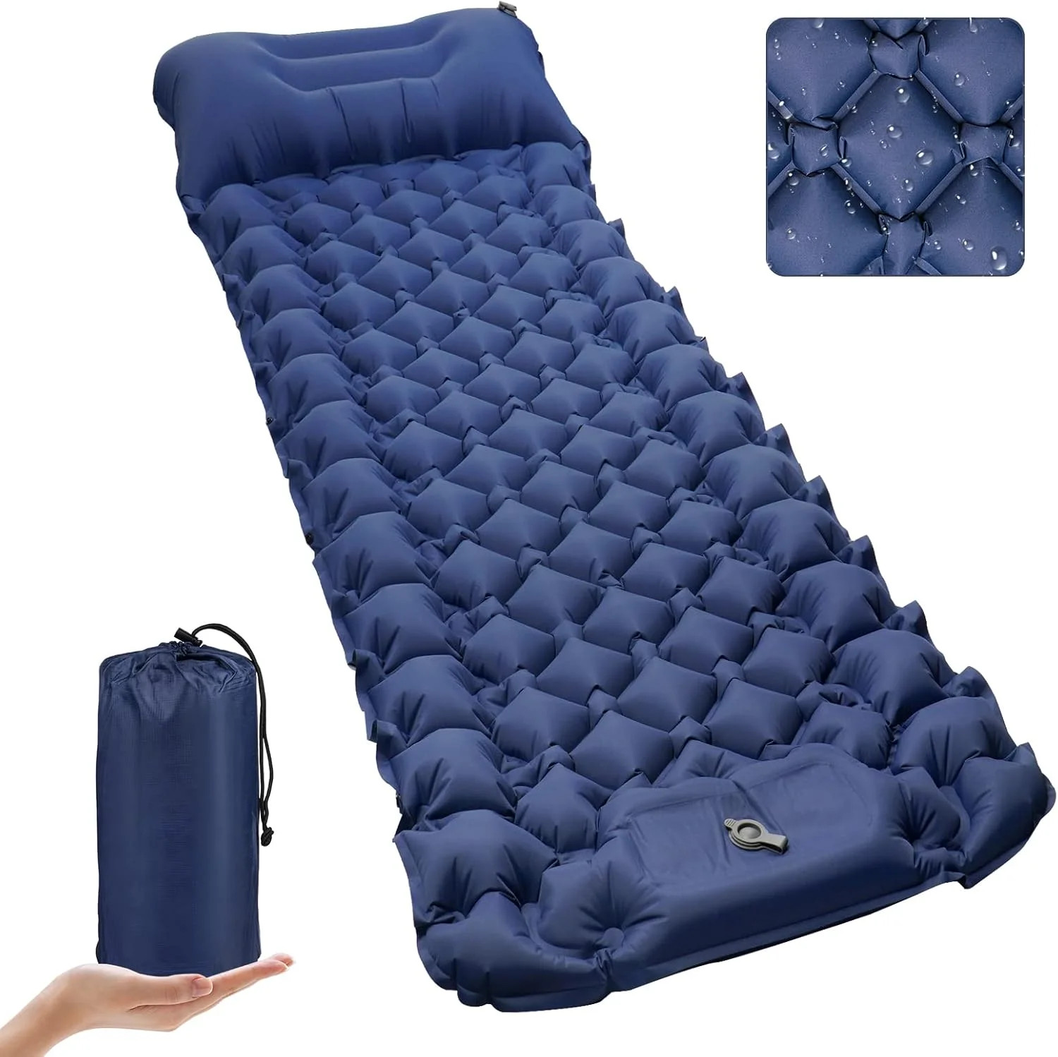 Sleeping Pad, Ultralight Self Inflating Camping Mat Sleeping Pad for Camping wit