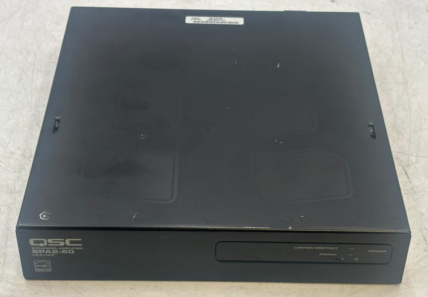 QSC 2-Channel Power Amplifier SPA2-60 60W LO-Z / HI-Z