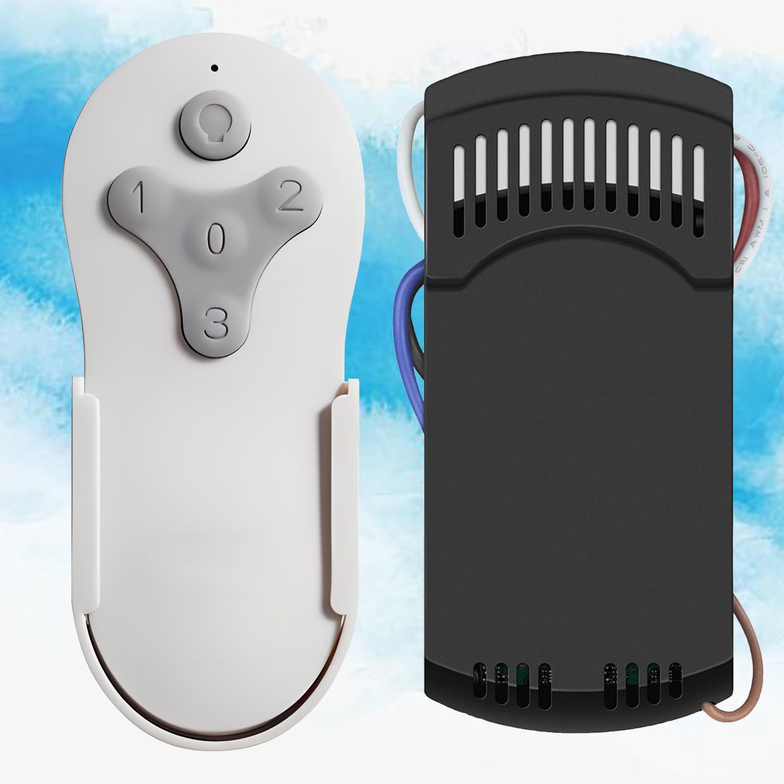 Universal Ceiling Fan Remote Control Replacement for Harbor Breeze White