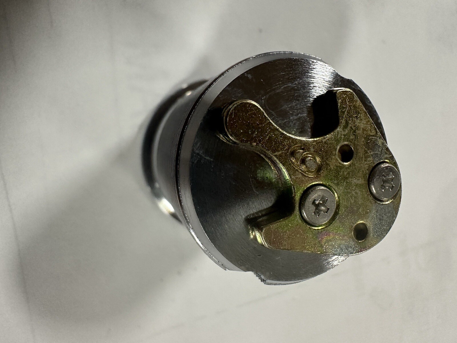 Mortise IC Core Cylinder with Removable Cam, 26d Finish Polished Chrome
