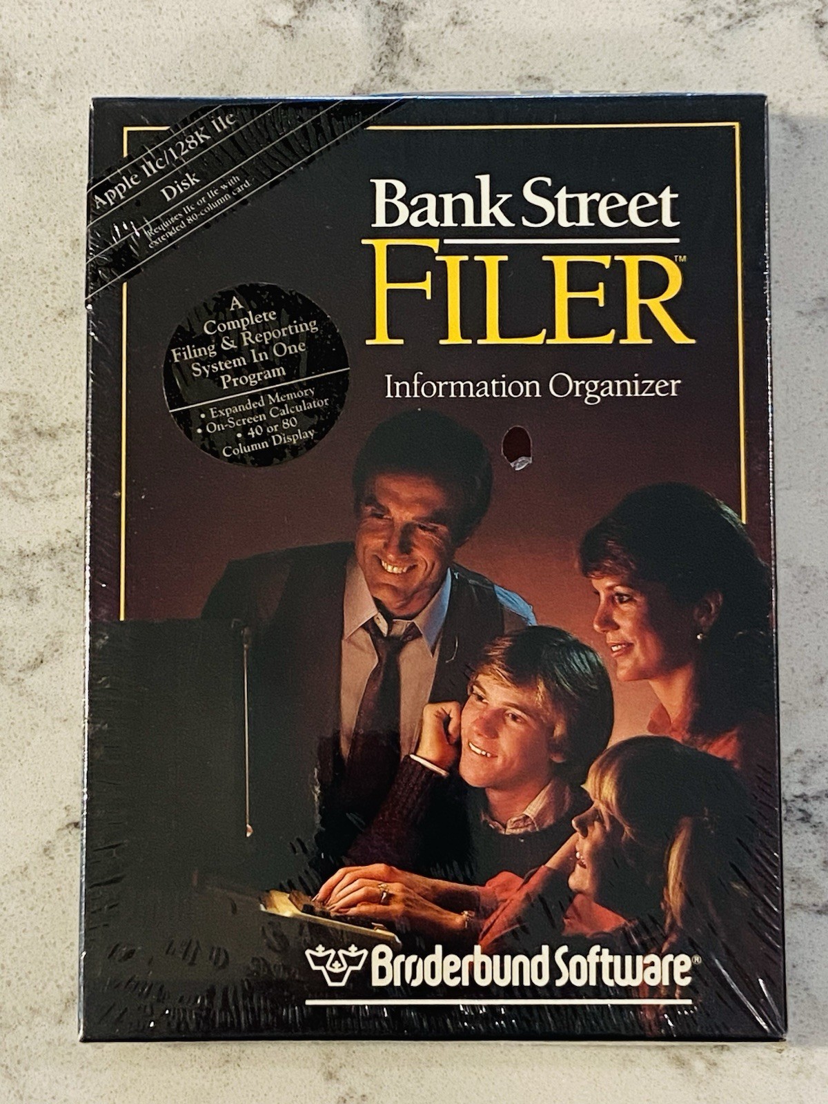 Bank Street FILER By Broderbund For APPLE (Brand New Sealed) 1985
