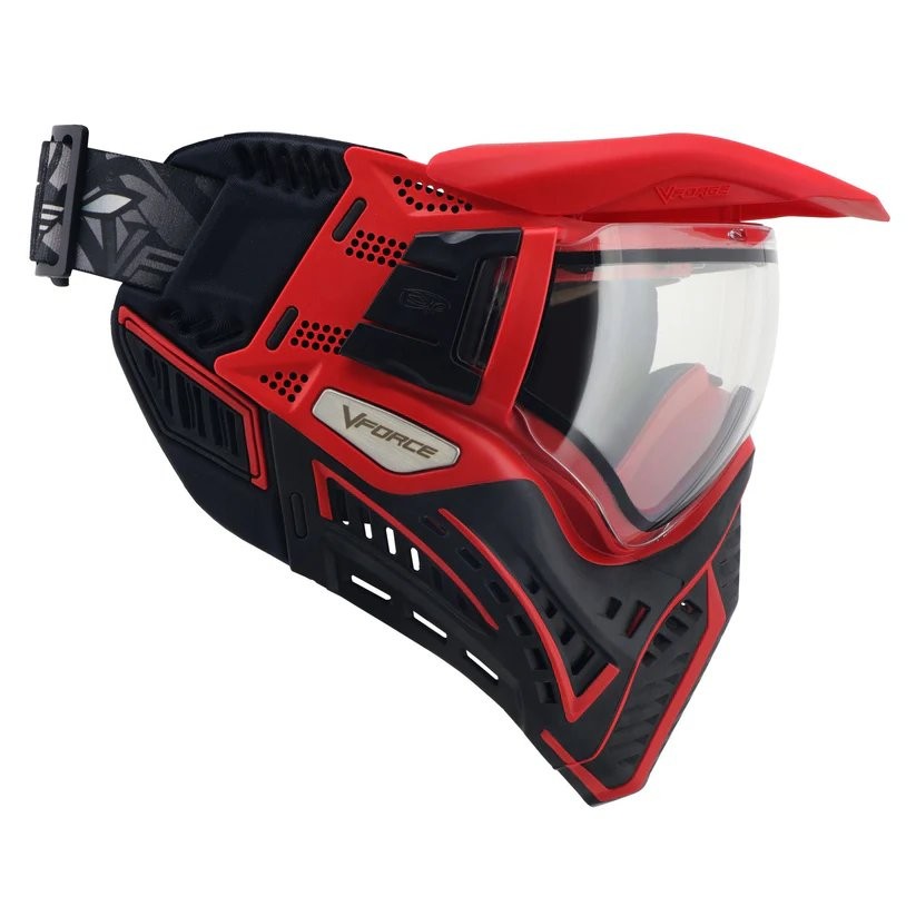 VForce Profiler 2.0 Paintball Mask / Goggles - Black / Red
