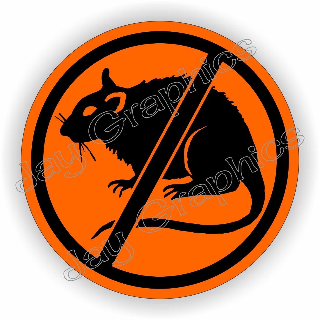 Funny NO RATS Hard Hat Sticker ~ Motorcycle Helmet Decal Label Bossman Rat ~ USA