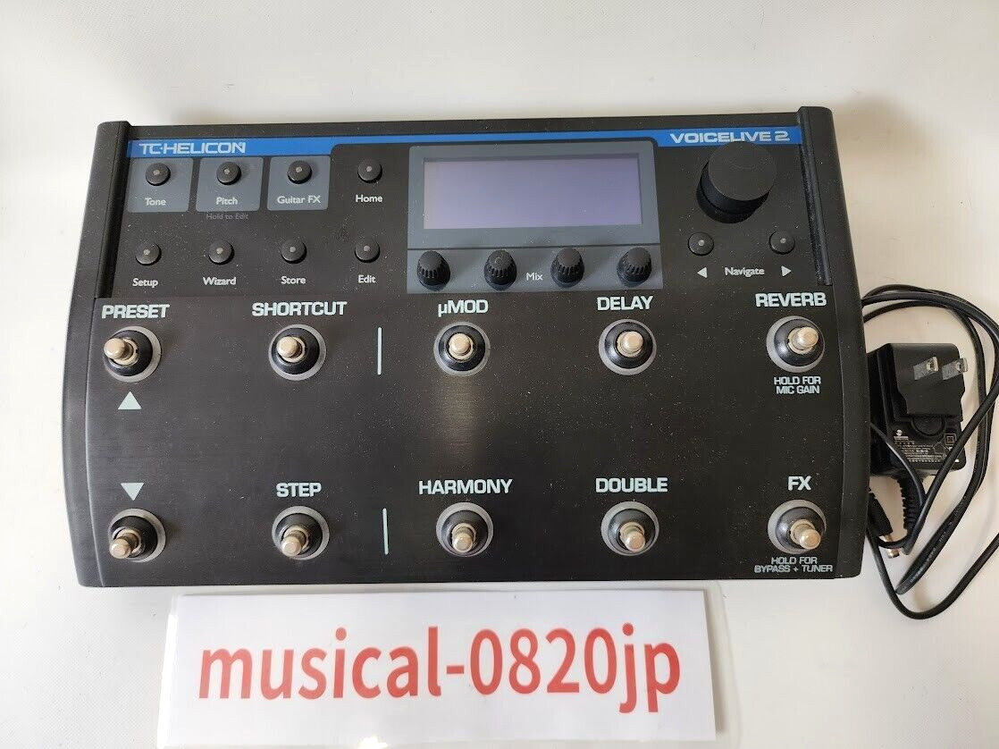 TC-HELICON VOICELIVE 2 Vocal Multi-Effects Processor Pedal Effector