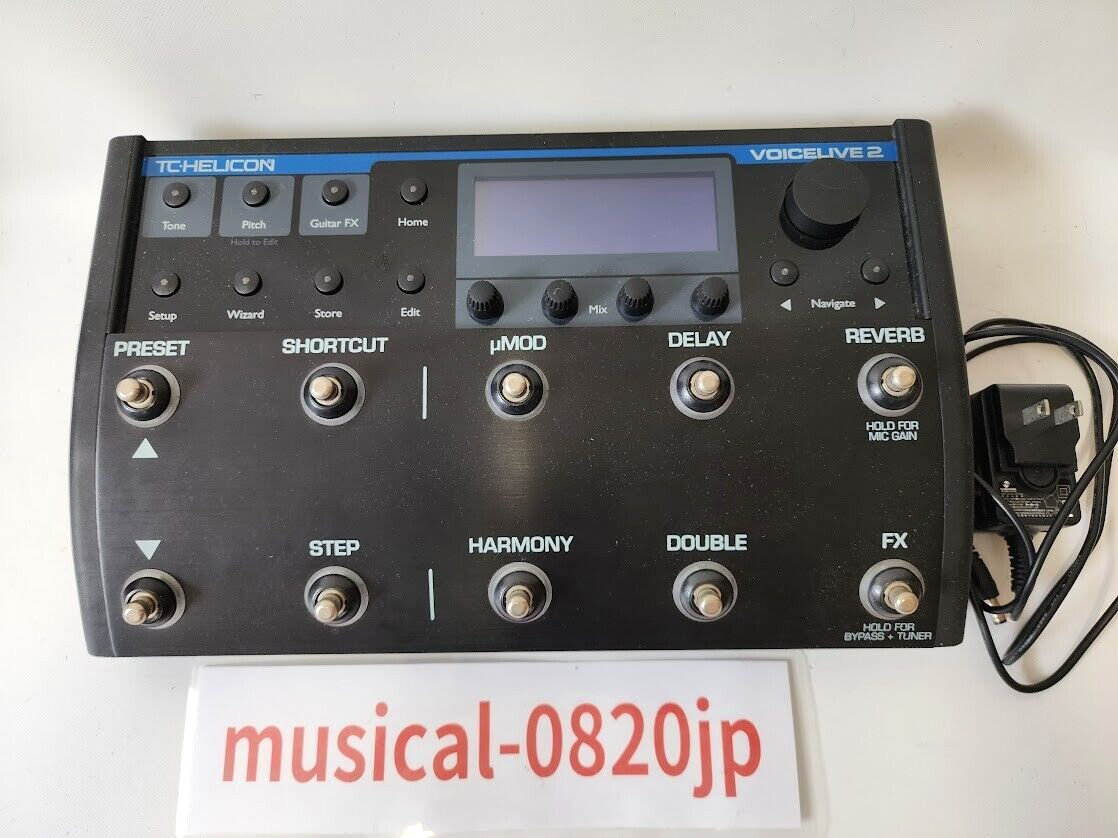 TC-HELICON VOICELIVE 2 Vocal Multi-Effects Processor Pedal Effector