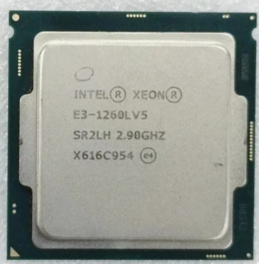 Intel Xeon E3-1260L V5 SR2LH LGA-1151 CPU Processor 2.90-3.90GHz 4-Core 8MB 45W