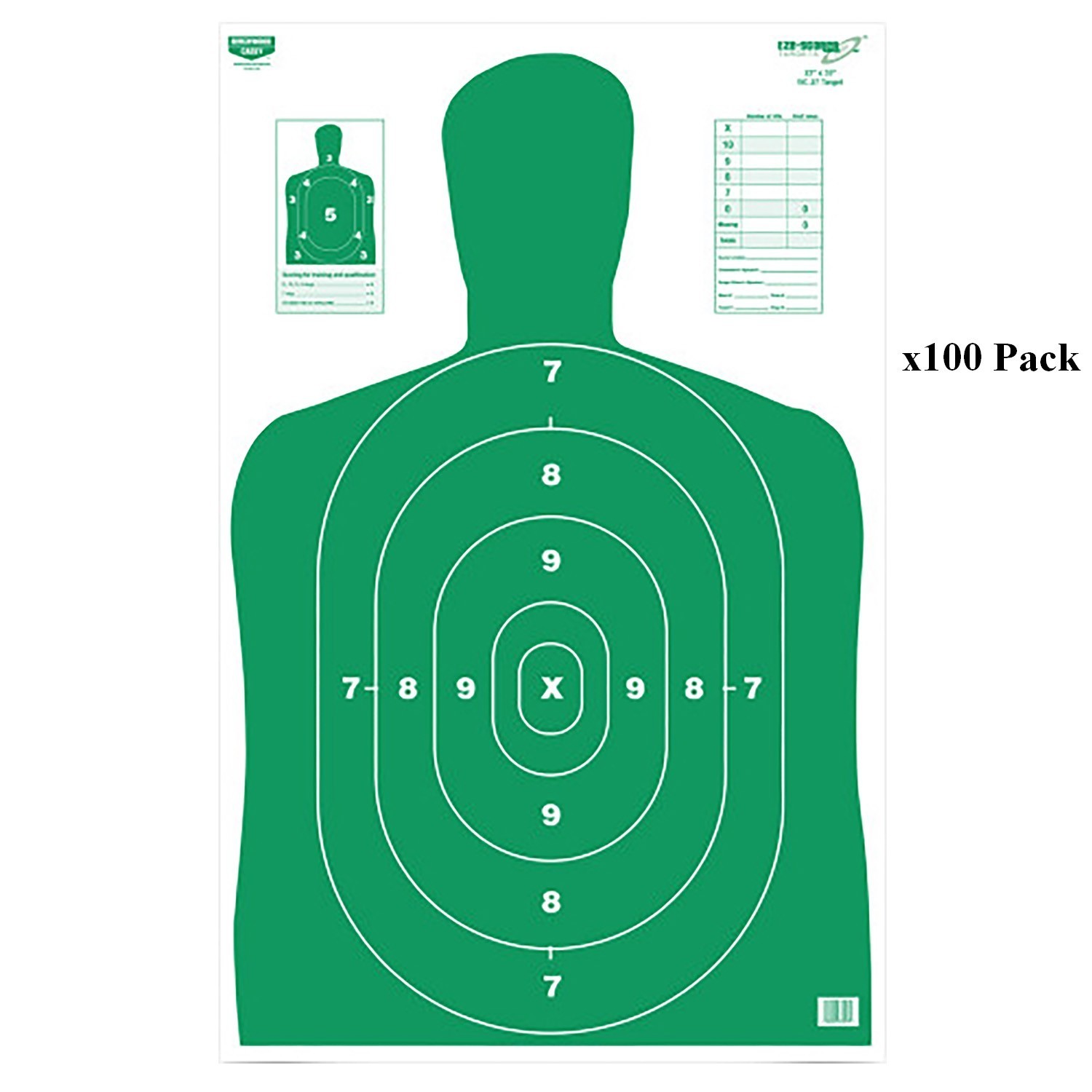 Birchwood Casey EZE-Scorer BC-27 23" x 35" Paper Targets (100pk) #BC-37017