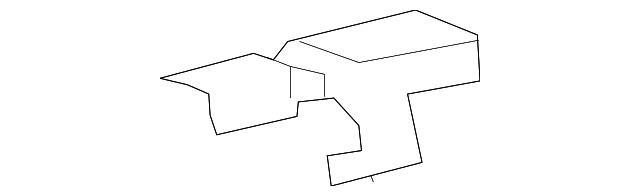 Genuine Ford Quarter Panel Extension Bracket BK3Z-6151187-A