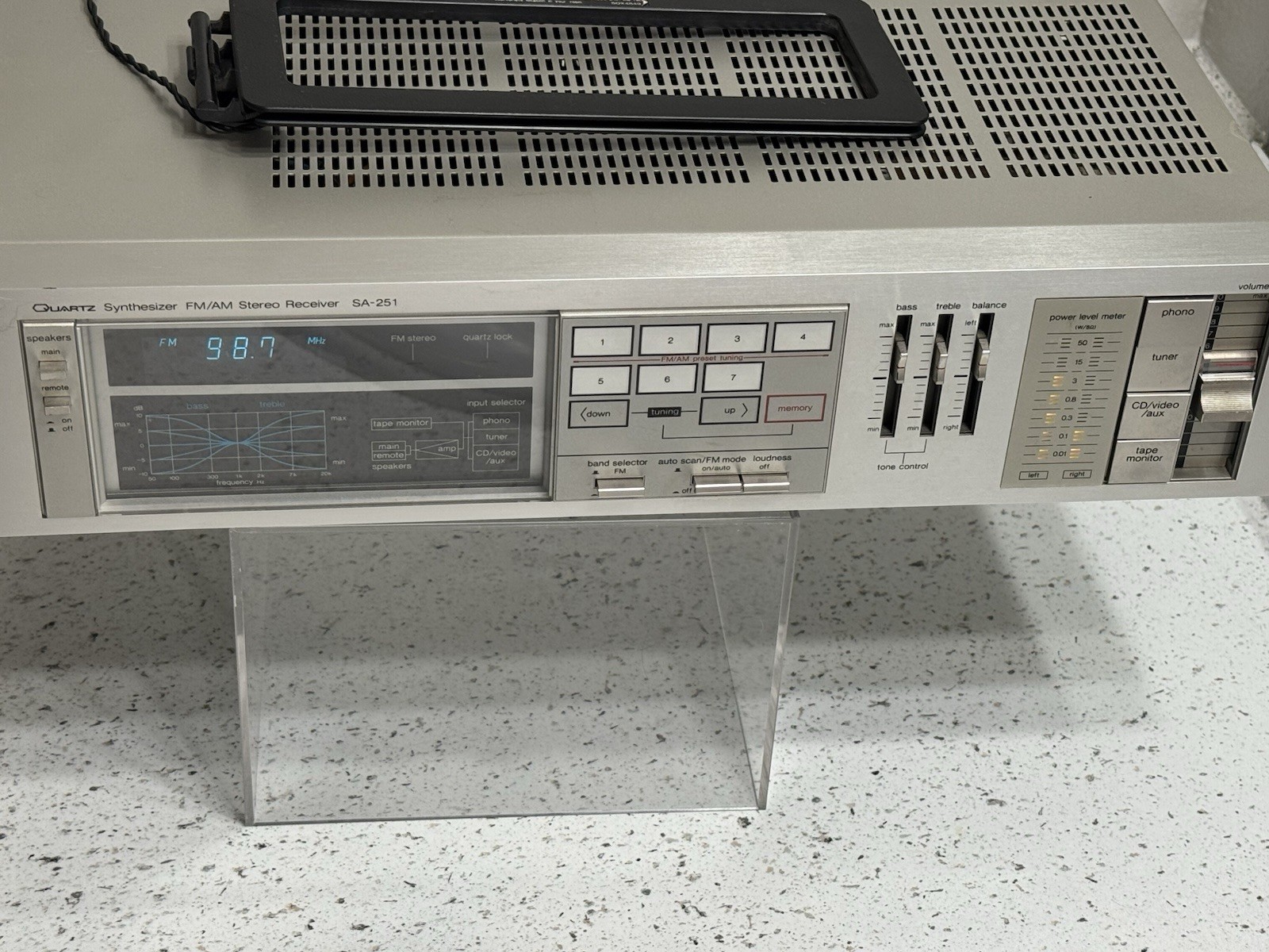 Technics SA-251 Quartz Synthesizer FM/AM Stereo Receiver-Working