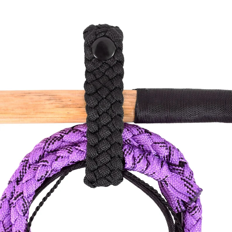 StockWhip Holster Indiana Jones BullWhip Holster, Paracord Nylon Bullwhip Holder