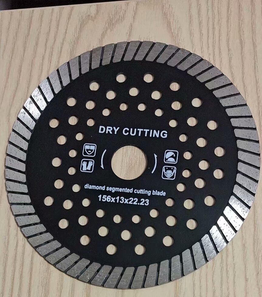 Diamond Saw Blade 5-Inch Continuous Turbo Series Standard A -Pack of 5 for stone