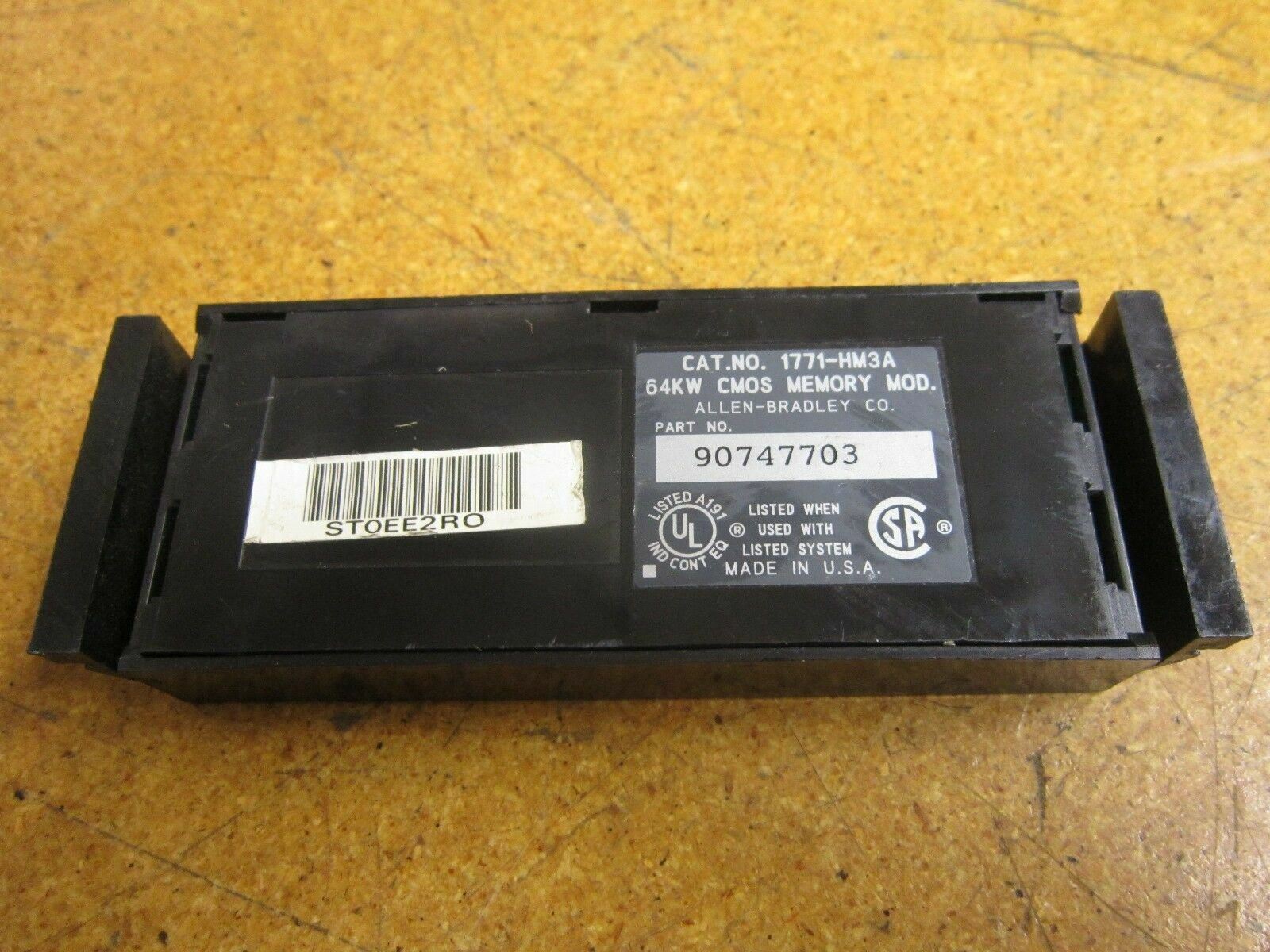 Allen Bradley 1771-HM3A 64KW CMOS Memory Module