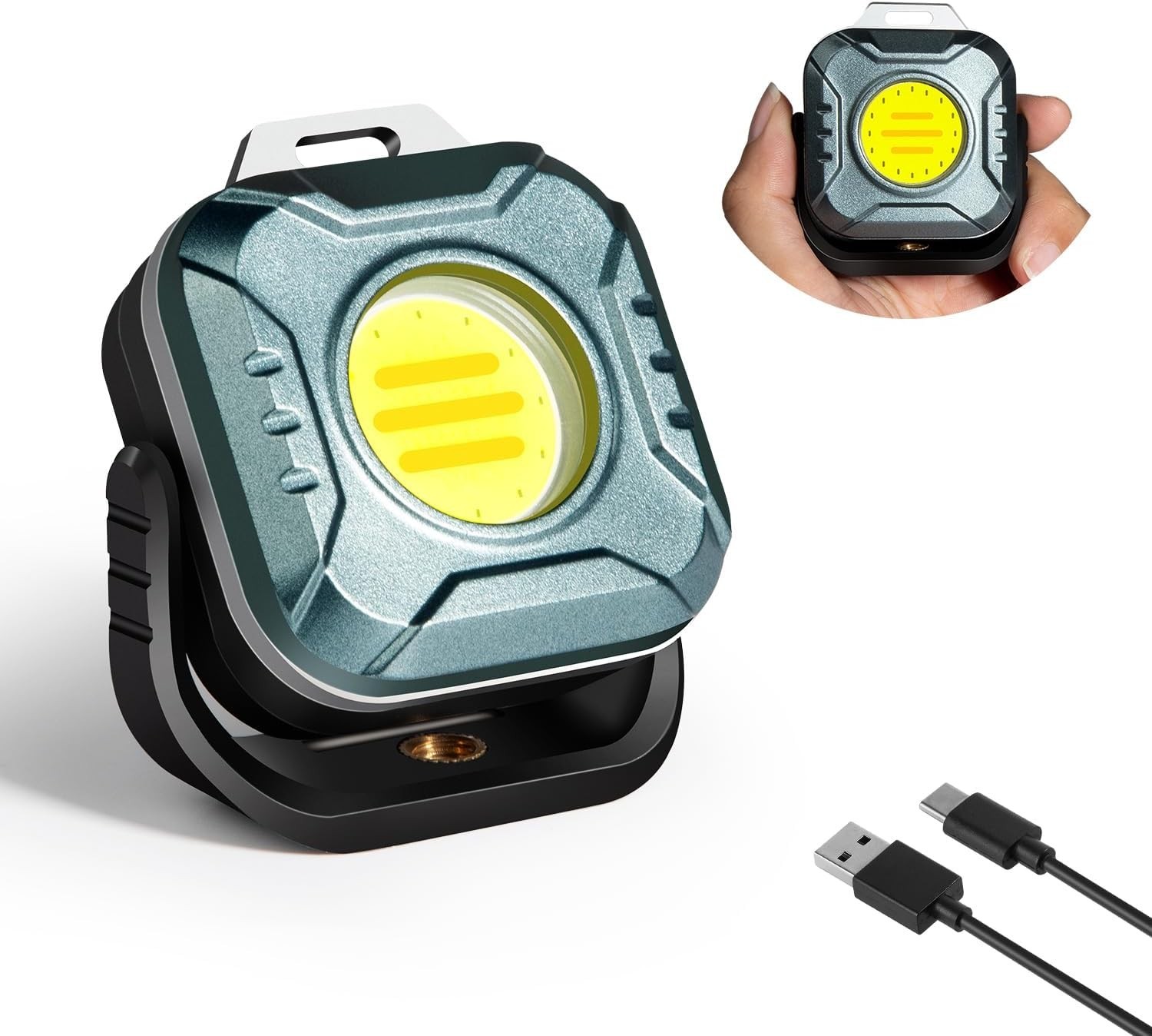 Rechargeable Work Light Mini 500 Lumens 1200 Mah Magnetic Led Portable Lamp