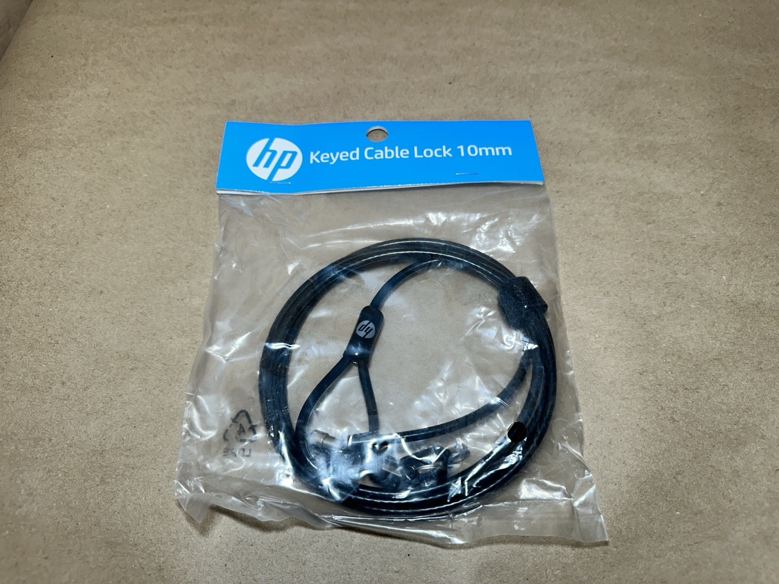 HP PC Computer Notebook Laptop Projector Security Keyed Cable Lock 10mm