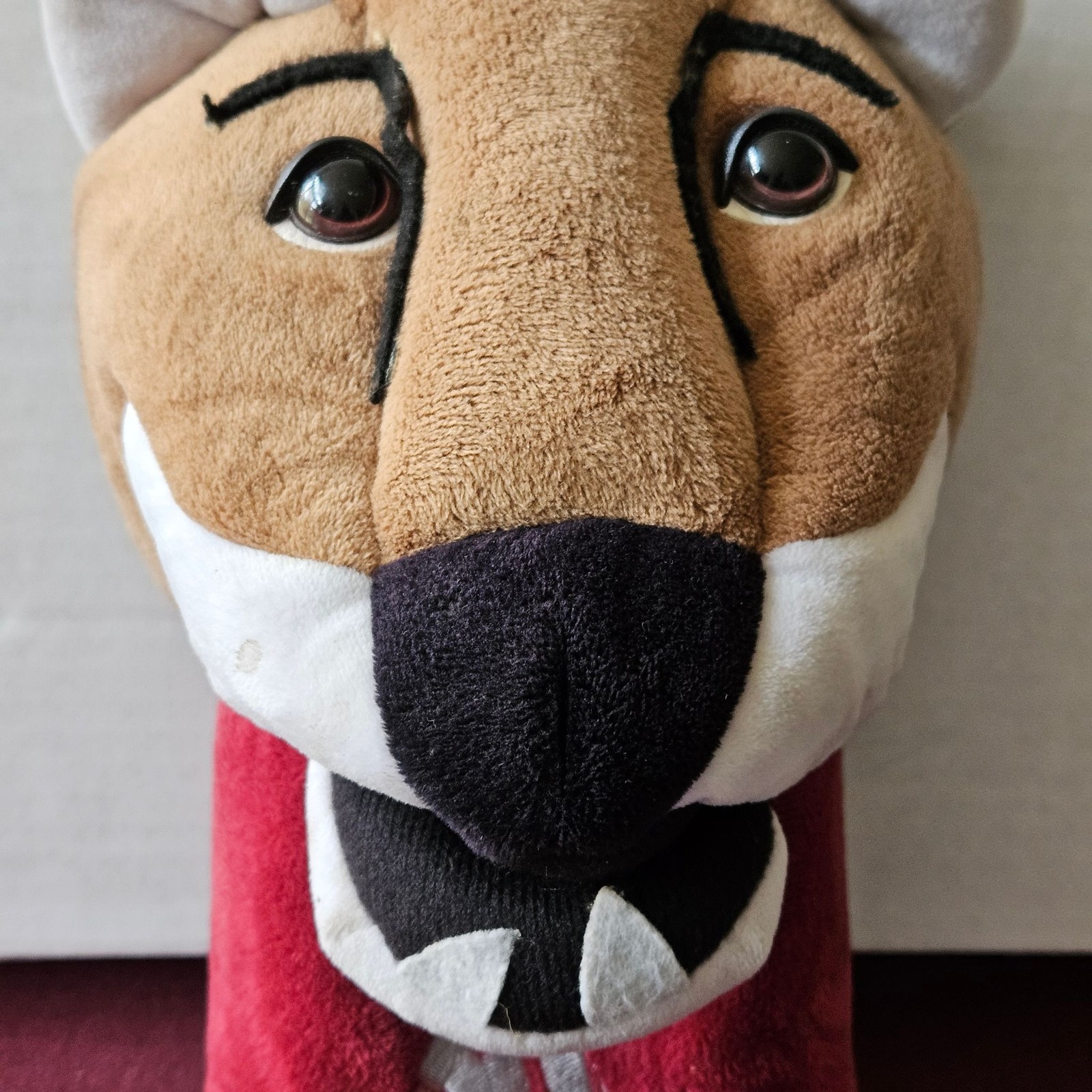 Team Golf Headcover Mascot Cougar Driver Cover Maroon Knit Sock WSU Logo