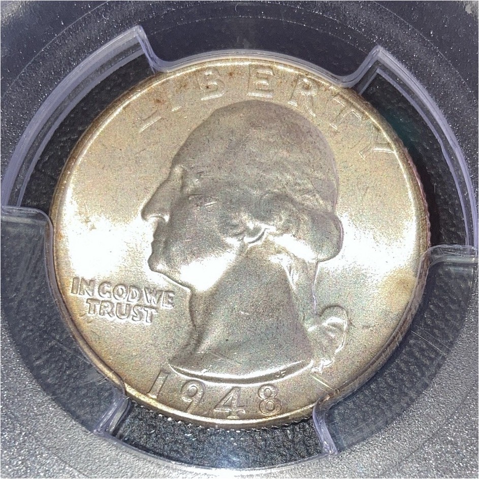 1948 Washington Quarter 25C PCGS MS66 Silver Business Strike Philadelphia