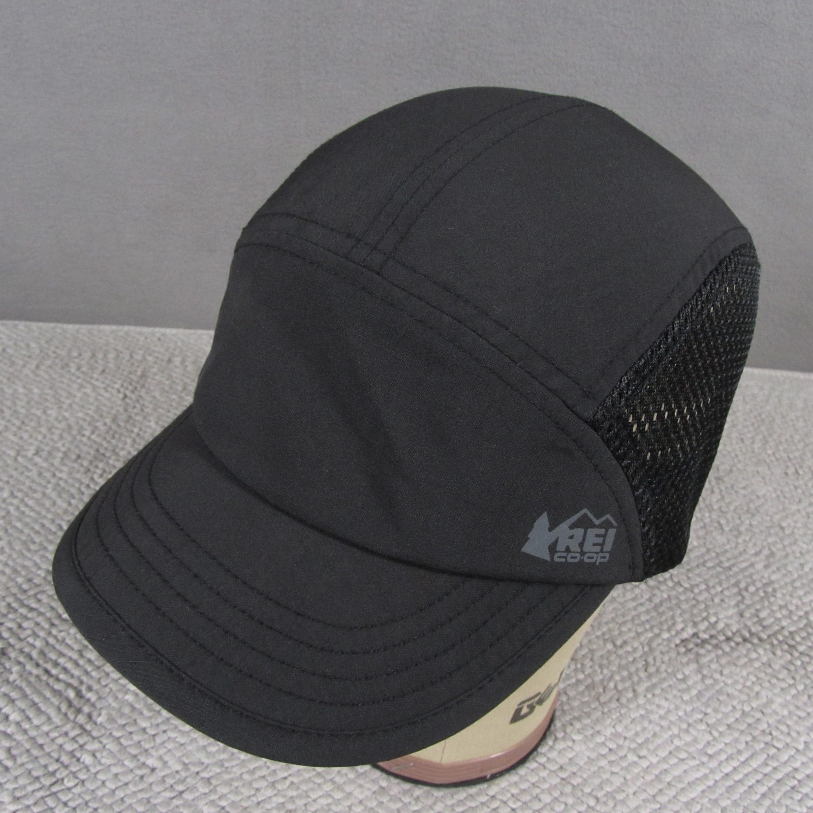Rei Co Op Triathlon Hat Adjustable Strap Performance Black Running Jugging