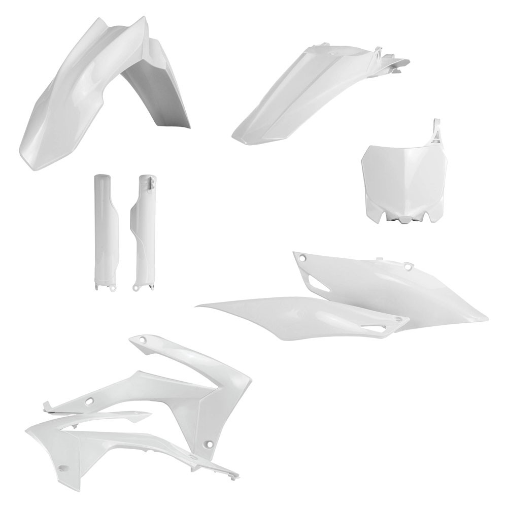 Acerbis Full Plastic Kit White For Honda CRF450R 2013-2016