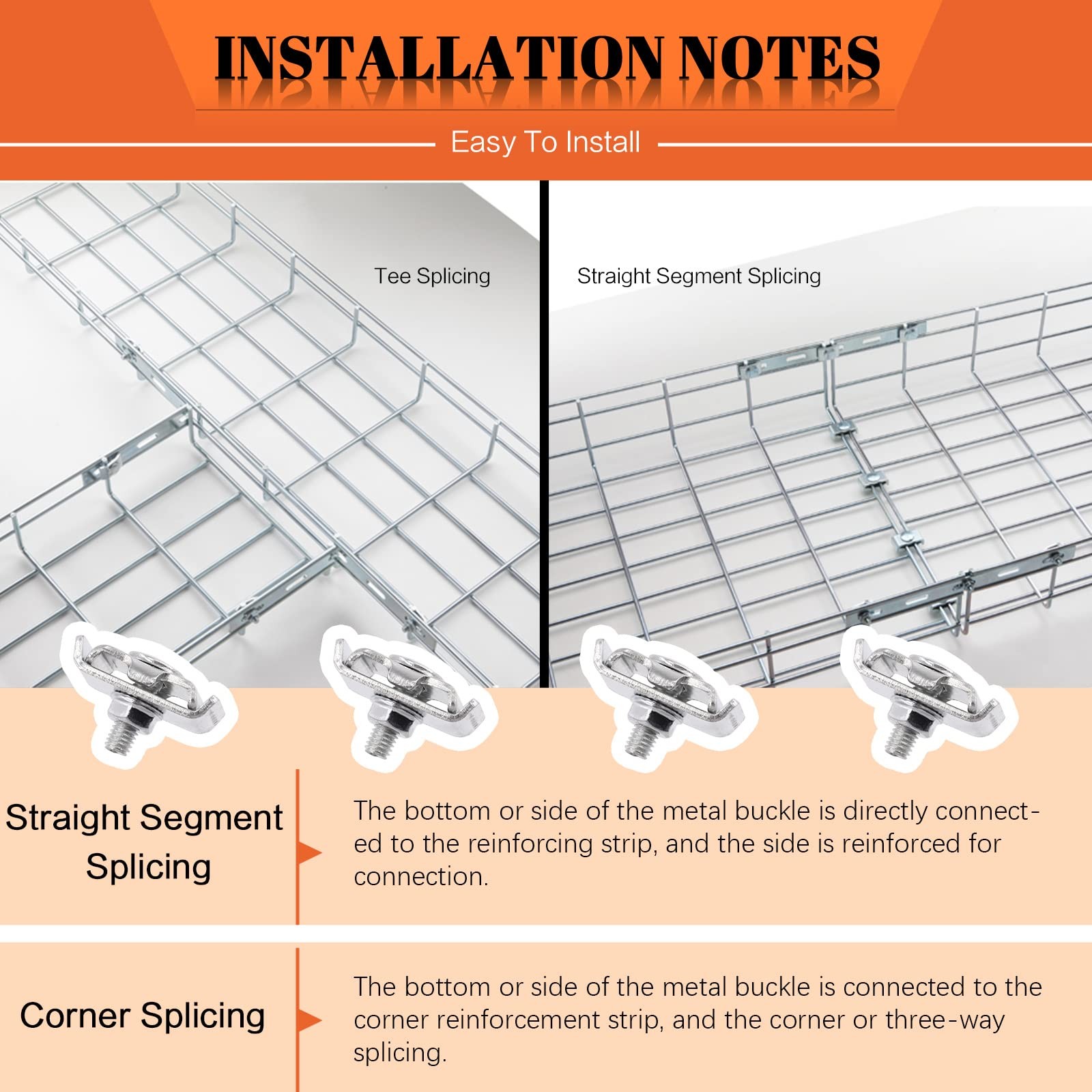 30Pcs Grid Wall Joining Clips Connectors Stainless Steel Gridwall Joining Con...