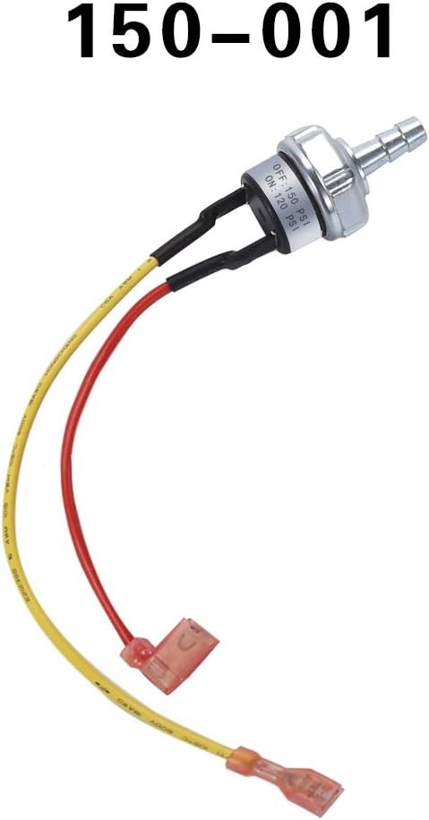 Air Pressure Switch 150 PSI 120 ['silver']