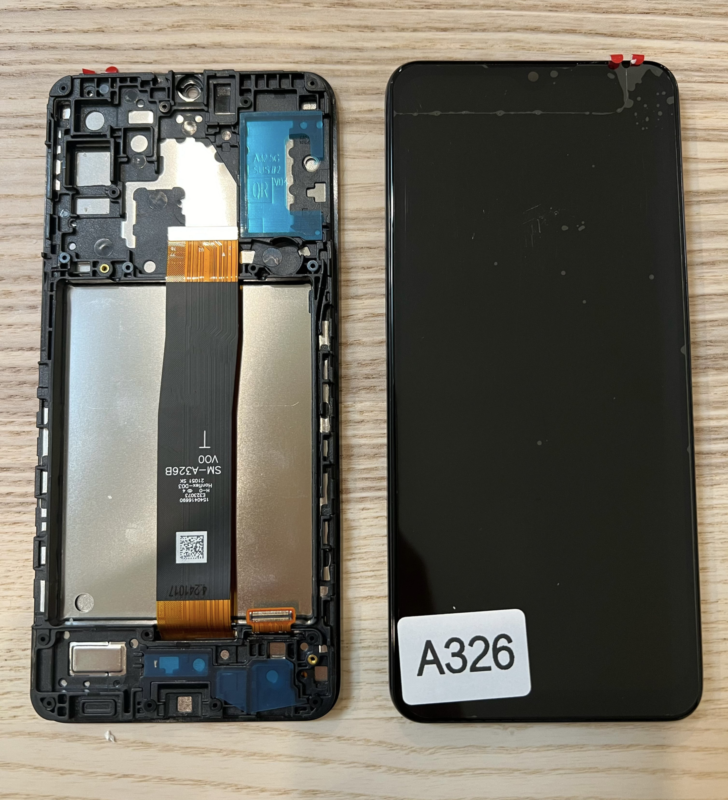 Samsung A03S, A037U, A125, A135, A136U, A156,A21, A326, M02S LCD with frame