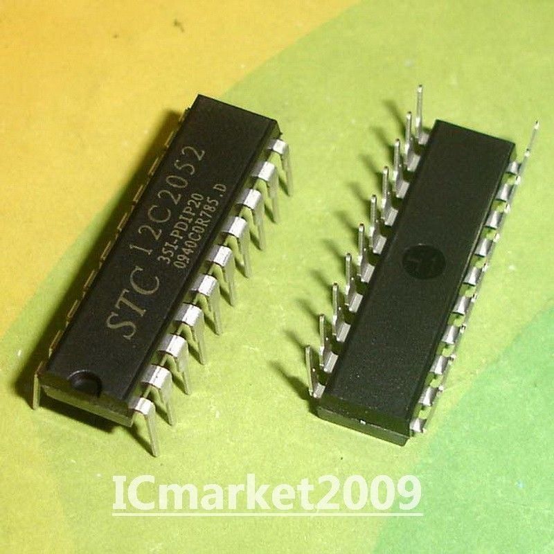 2 PCS STC12C2052-35I-PDIP20 DIP-20 STC 12C2052 35I-PDIP20 New Genuine MCU
