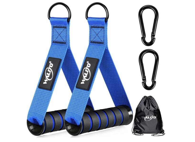 Exercise Handles, Replacement Cable Machine Attachments for Home Gym Equipment,