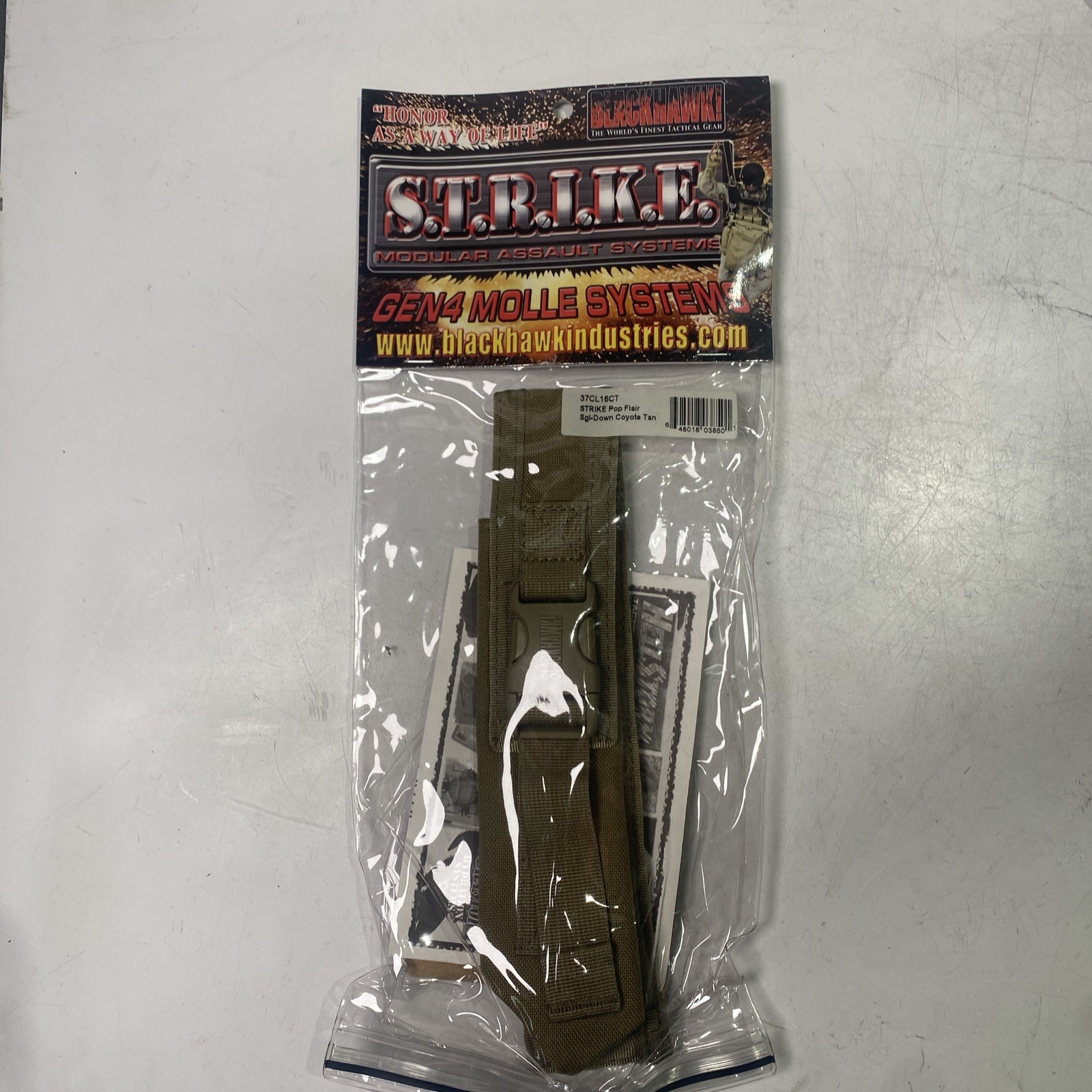 Blackhawk Strike Pop Flair Sgl-Down Coyote Tan Molle System