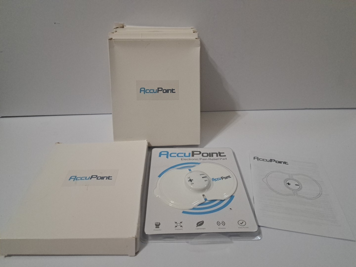 Pain Relief Pad Electronic Pain Relief Pad with 15 Levels of Intensity Lot Of 5