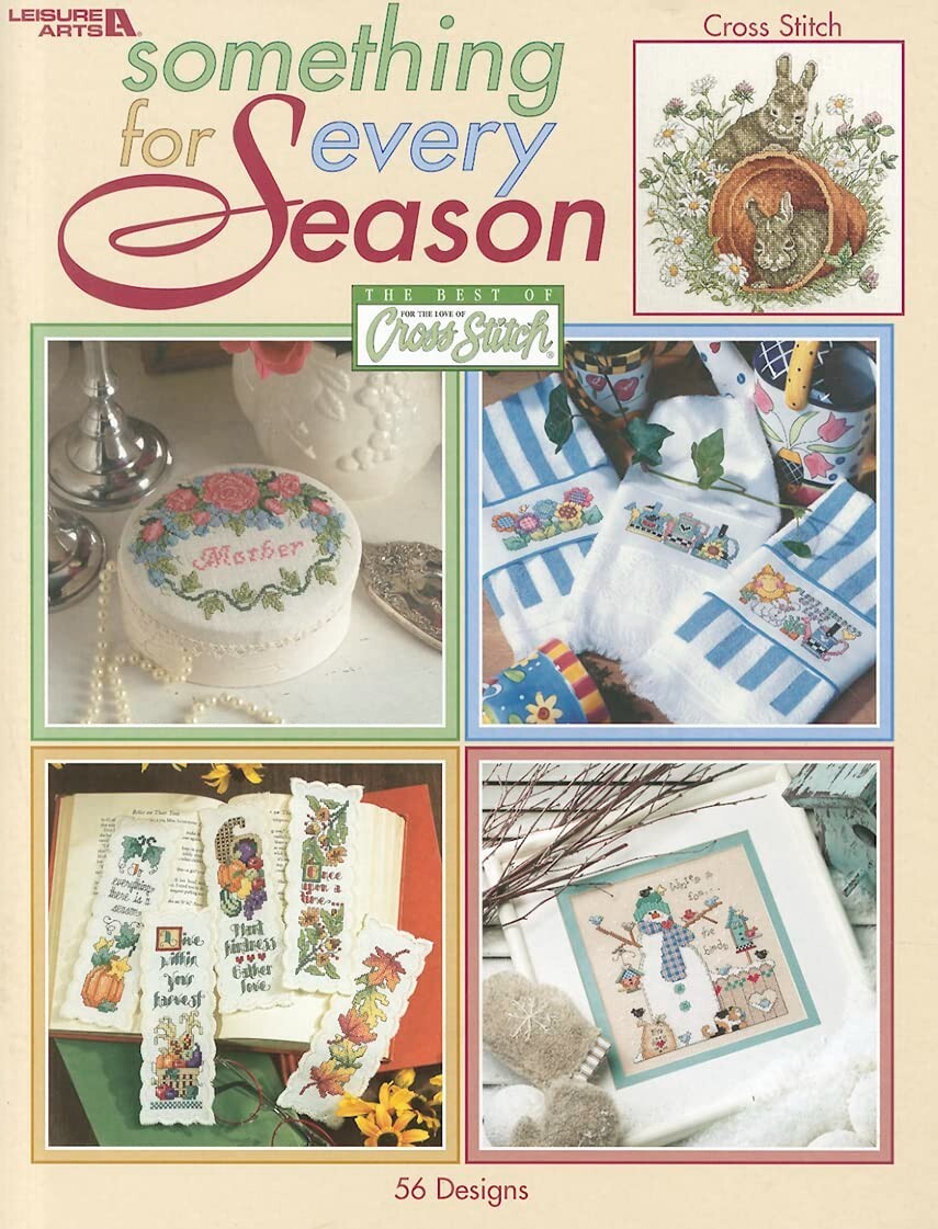 Leisure Arts X Stitch Chart- Something for Every Season