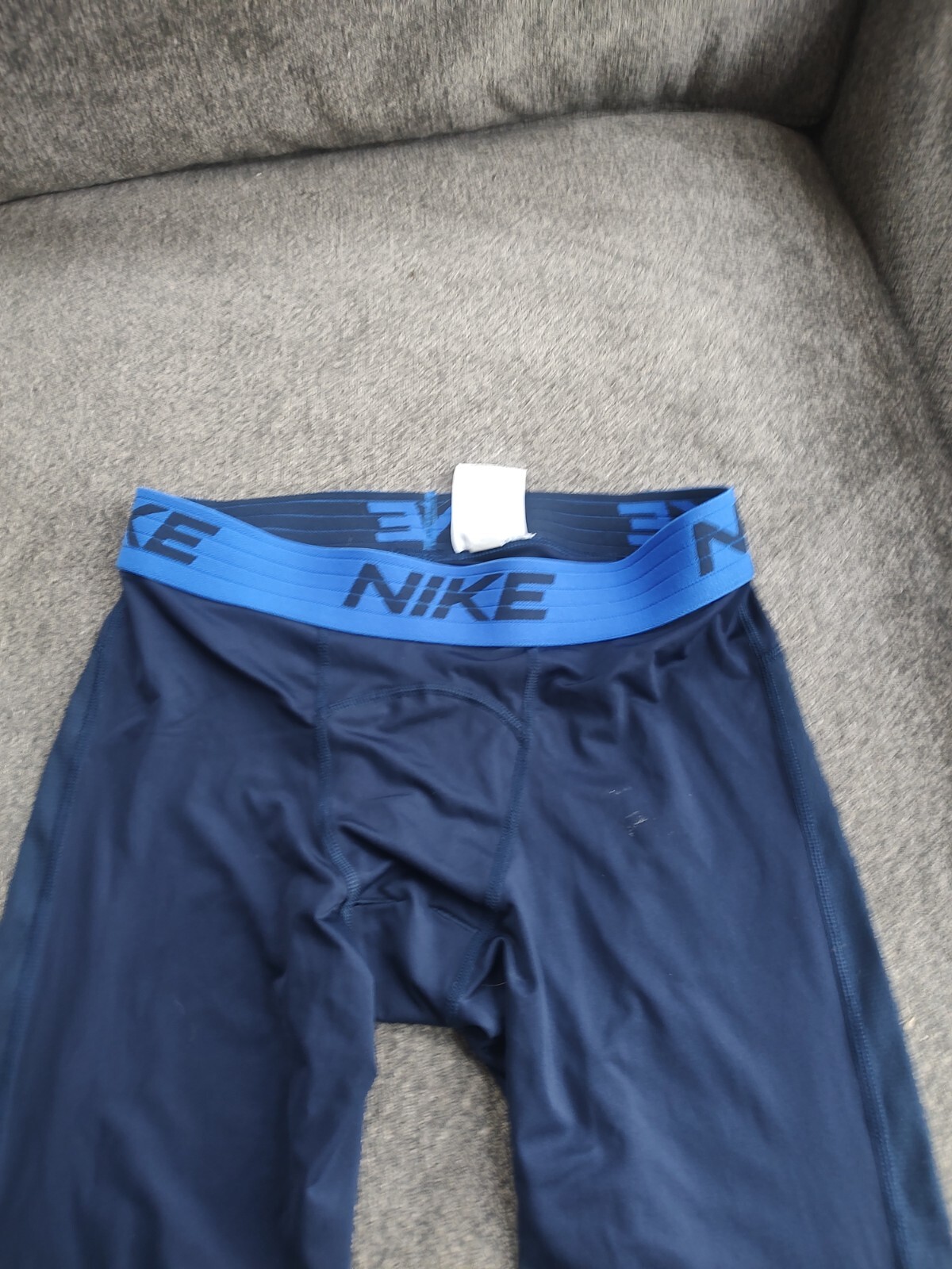 nike midnight blue compression tights medium