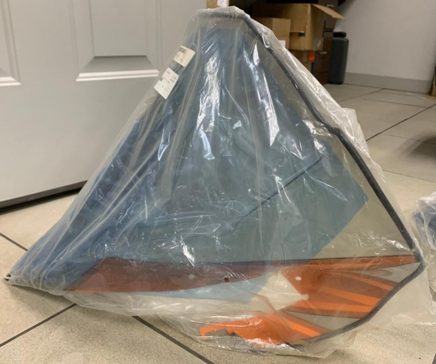 Arctic Cat Clear Tinted Mid Windshield with Orange 7639-370