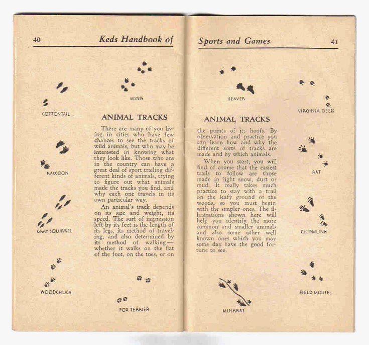 Keds Athletic Shoes 1936 Handbook of Sports and Games Cowboy Camping Advertising