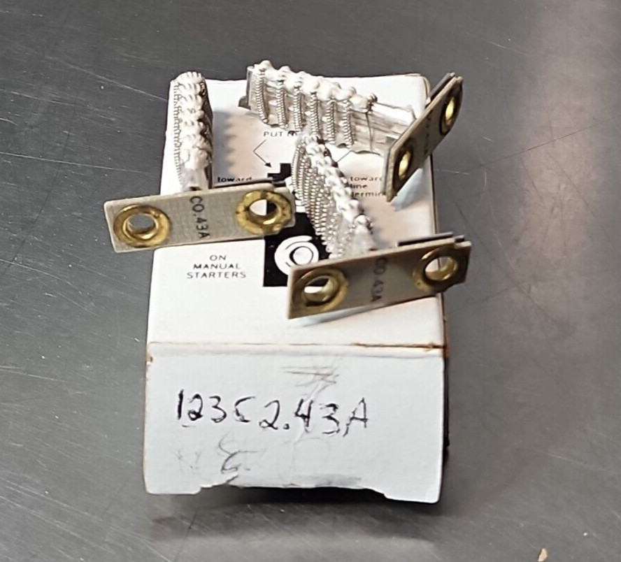 General Electric 123C2.43A Overload Relay Heater Element.       Loc4C4