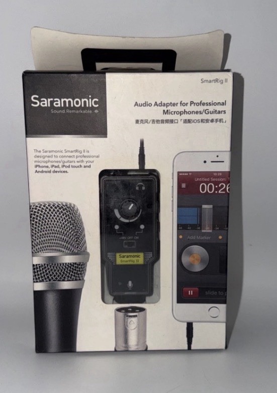 Saramonic SmartRig II ios Audio Adapter for Microphones/ Guitars/ Sound Board