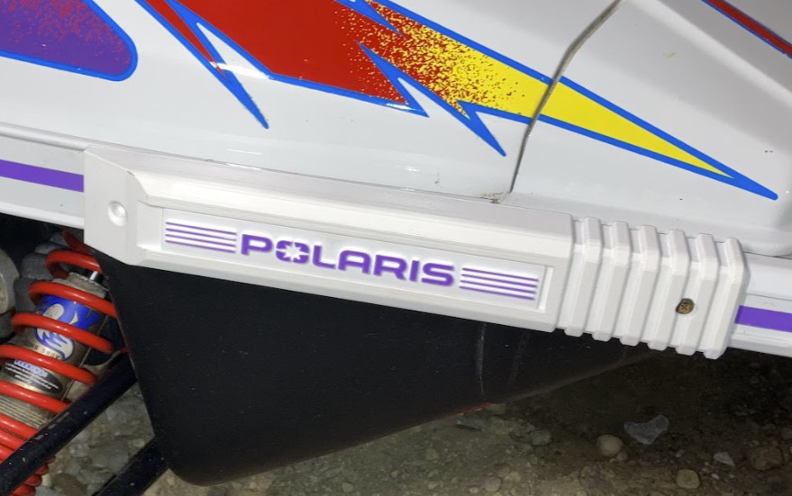 REMANUFACTURED Polaris Bumper Guard Caps | Pair (L+R) | 1990–1999 | White PETG