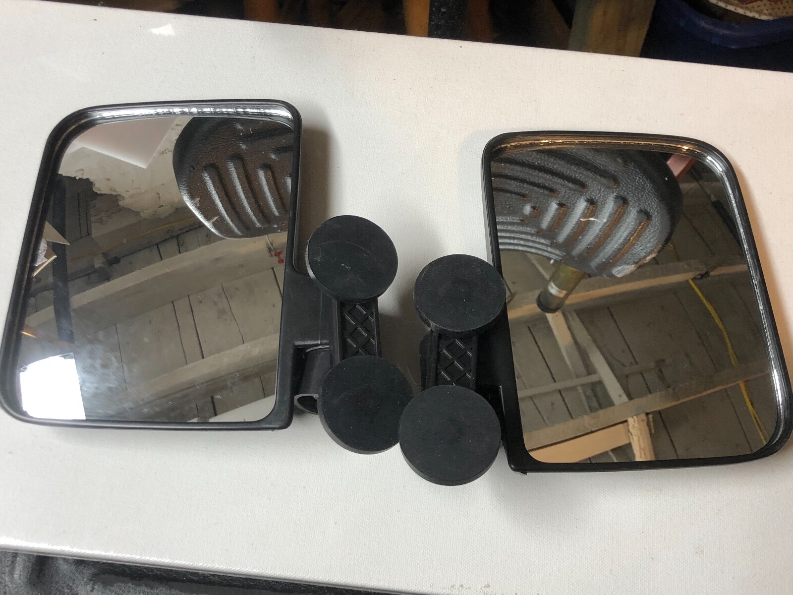 MAGNET MIRRORS Tractor/Skidsteer kubota B BX john deere 1025r RUBBER COATED