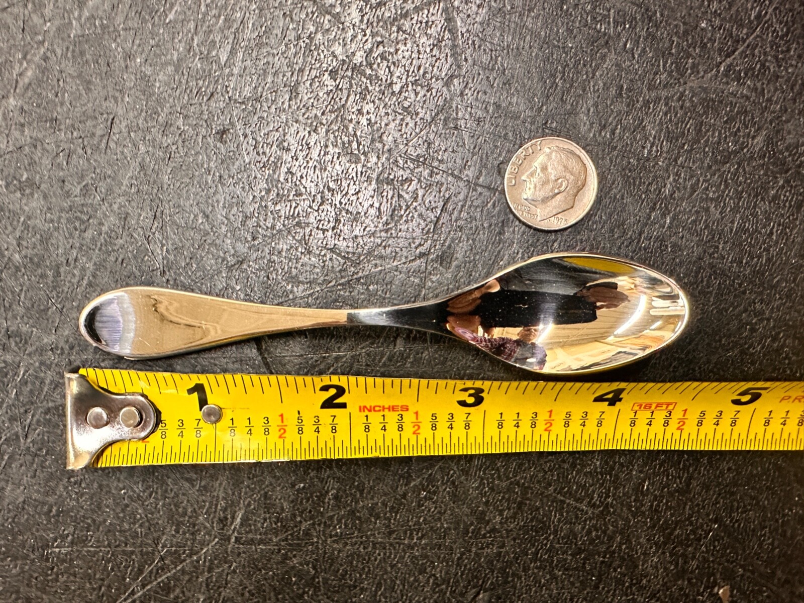 Set of 12 GUY DEGRENNE ISATIS 4 1/4" Stainless Steel Demitasse Spoons - France