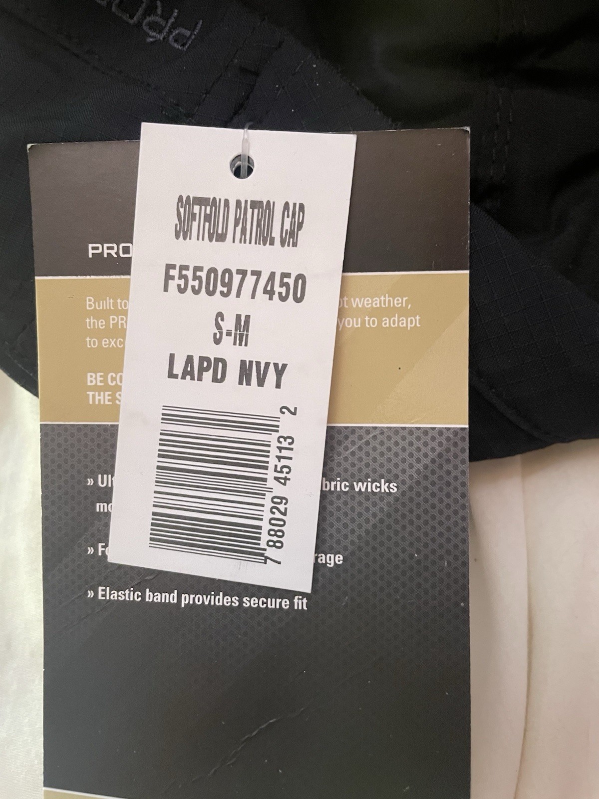 Propper BDU Foldable Patrol Cap Navy Smal Medium New With Tags