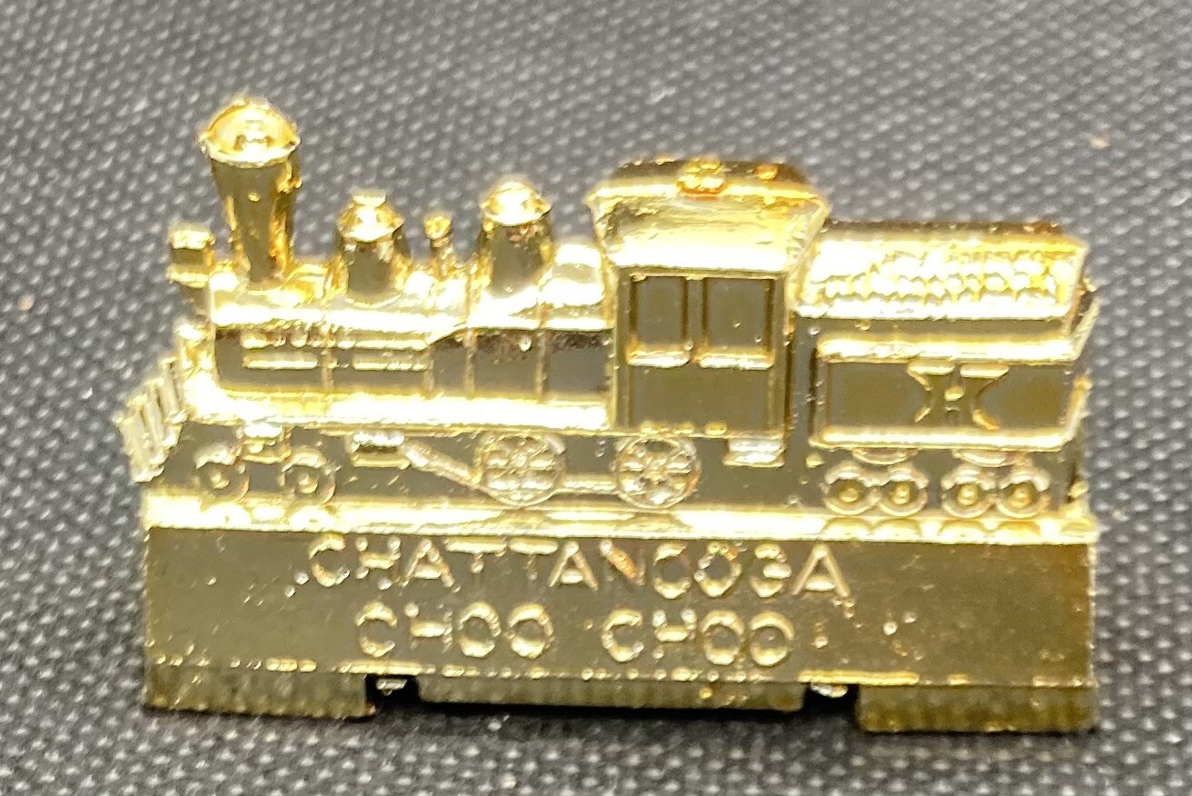 Vintage 1960's Metal Chattanooga Choo Choo Pioneer Tunnel Pencil Sharpener