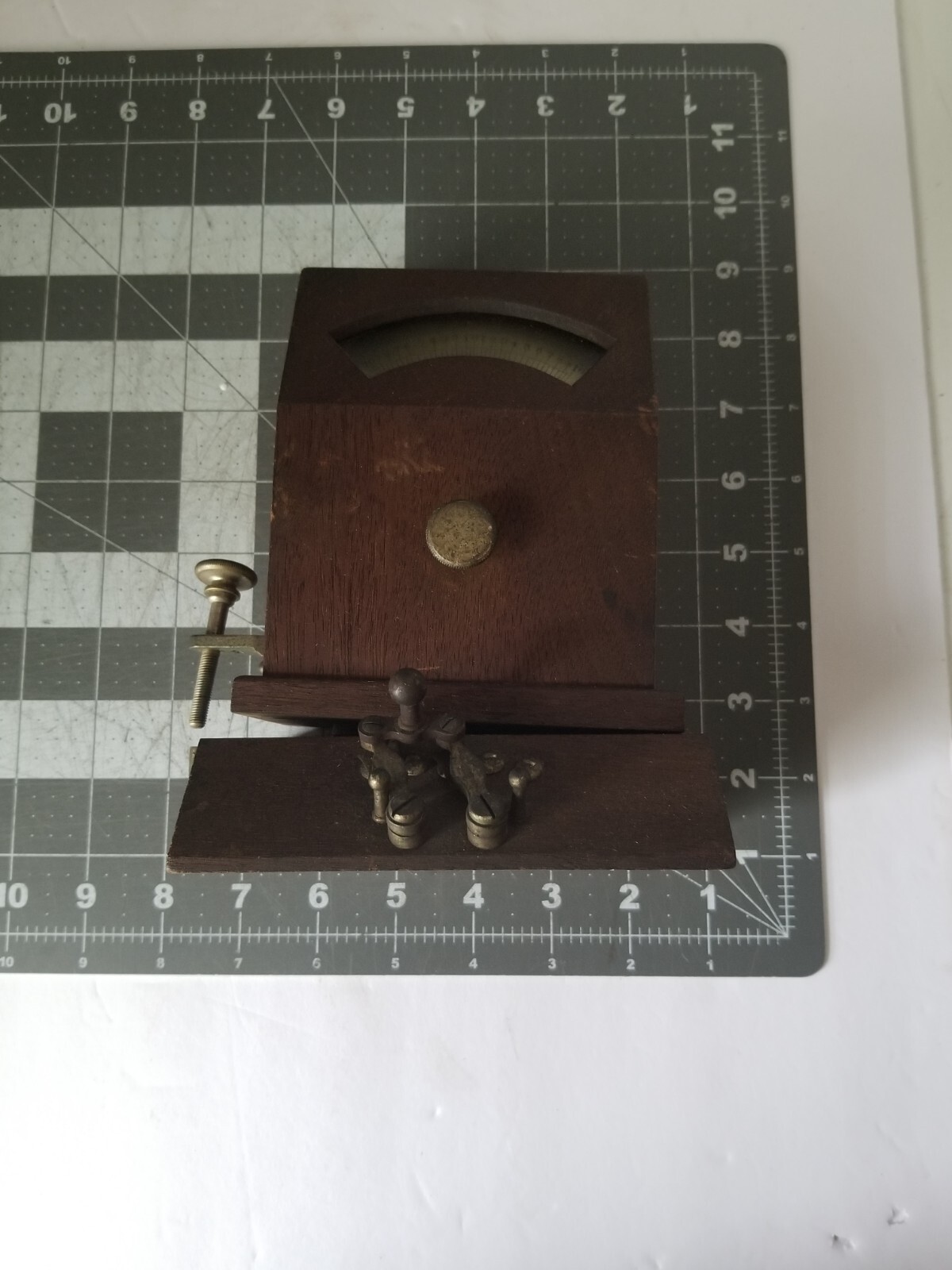 Antique Maker Unknown Galvanometer Telegraph Telephone Meter Steampunk